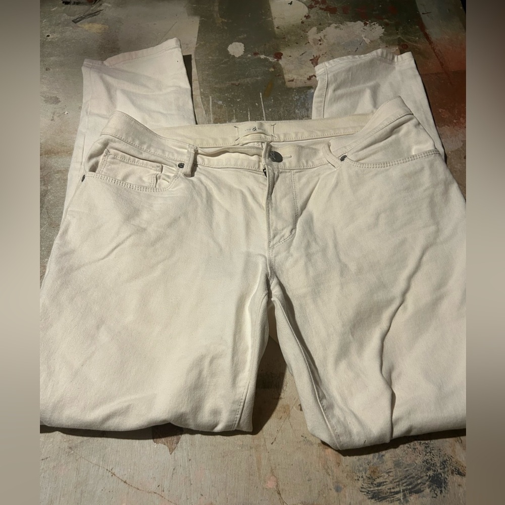 Lou and Grey Cream Denim Jeans